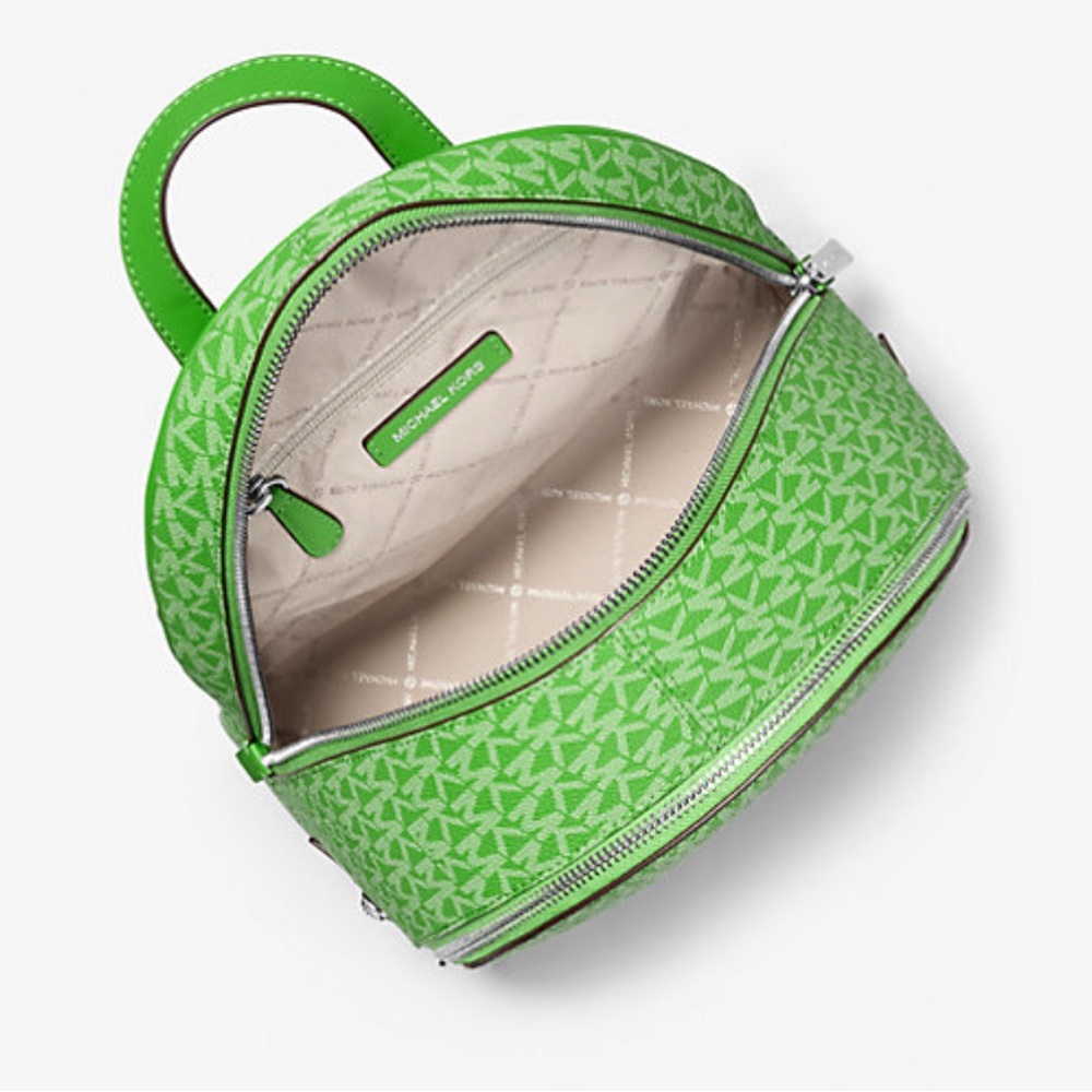 Michael Kors Rhea Medium Signature Logo Backpack - Picture 2 of 8